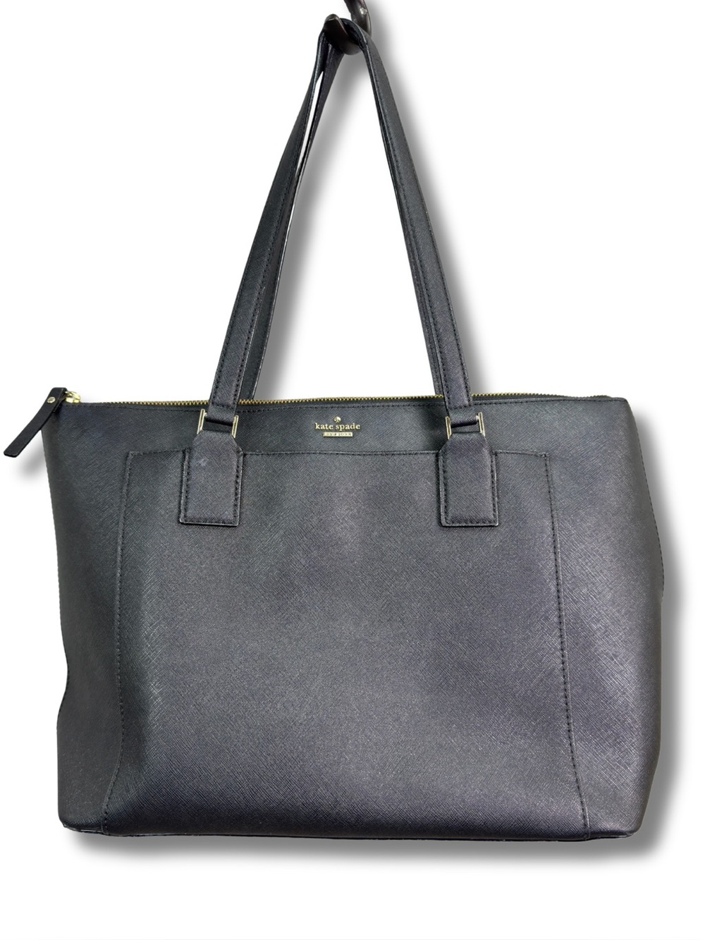 Kate Spade New York Large Black Tote Shoulder Bag Purse
